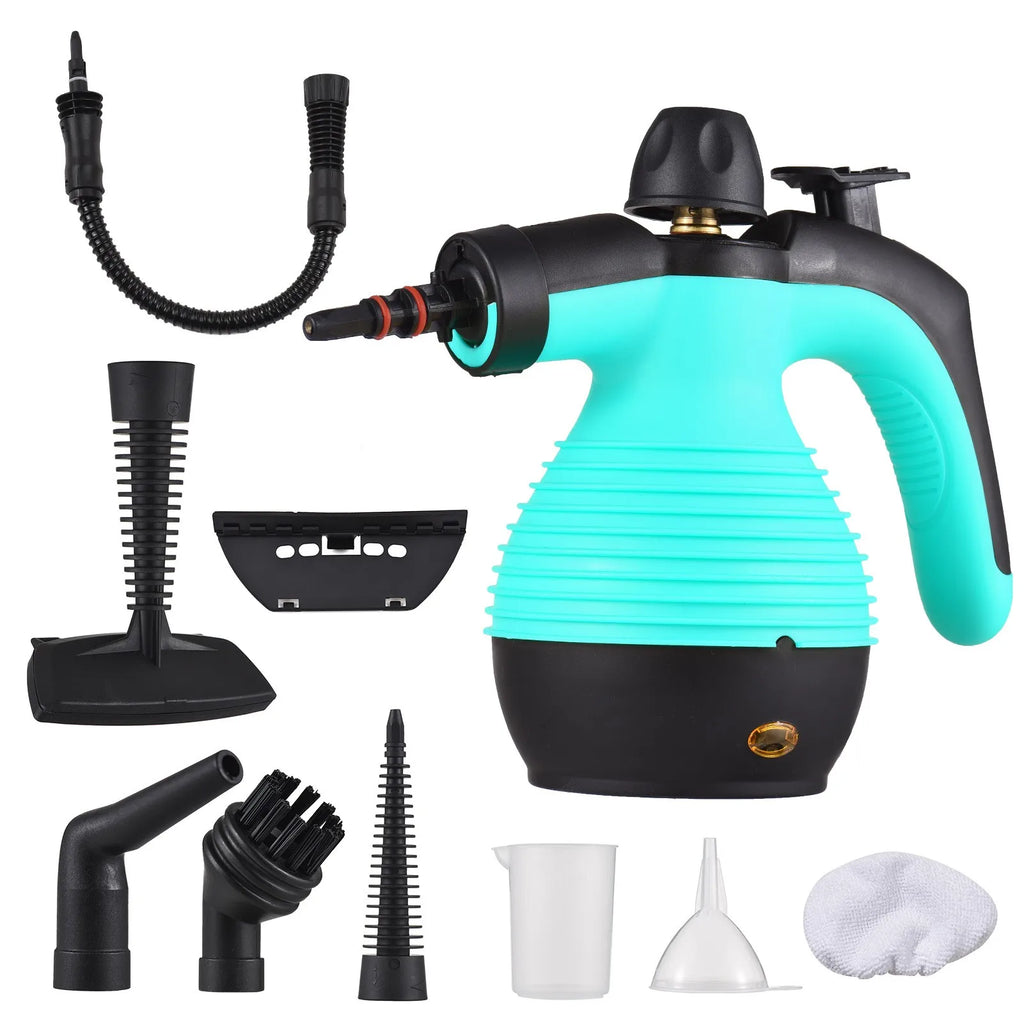 Handheld Steam Cleaner, Pressurized Multi-Surface Natural Steam Cleaner with 10 pcs Accessories, Steam Cleaner for Home