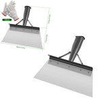 Multi-Use Cleaning Shovel Head 9.8inch Garden Pig Farm Pigeon Chicken Coop Manure Shovel Stainless Steel Weeding Hand Shovel