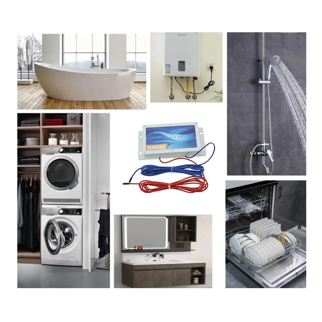 HOT SALE Electronic Water Descaler System Reduces Limescale Rust and Minerals No Chemicals Easy Installation EU Plug A39F