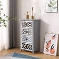 Solid Wood Multi-Layer Drawer Storage Cabinet Living Room Retro Simple Storage Side Cabinet Combination Organizing Cabinet