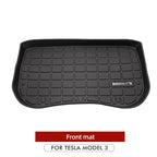 Front Rear Mat For Tesla Model Y 2023 TPE Cargo Pad Model 32017-2023 3D Waterproof Tray Storage Pads Mats Car Accessories
