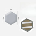 Hexagonal 3D Wall Stickers Upholstered Wall Panels Kids Anti-collision  Peel and Stick Headboard Self Adhesive Leather Soft Bag
