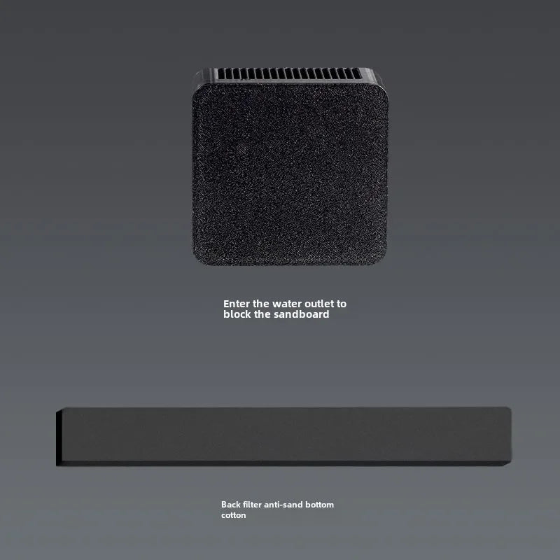 For Xiaomi Mijia smart aquarium modification backplane bottom stickers import and export accessories aquascape sand blocking