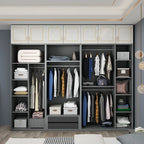 Designer Folding Economic Space Saving Wardrobe Living Room Cabinet Bedroom Set Bed Dresser Partitions Armario Salon Furniture