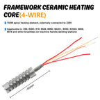 Handheld Hot Air Machine 600W Welding Tool Set 7 Nozzles LCD Digital Thermal Blower For Soldering SMD SMT Welding Repair Tool