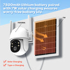 Tuya Smart 4G Solar Security Camera Outdoor,No SIM Required,Solar Charging IP camera,3MP,Human Detection,Security Protection
