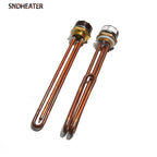 SNDHEATER DN32 250V 50Hz Electric Water Heater Element Thermostat Temperature Control Switch 1.5KW 2KW 2.5KW 3KW 4KW Full Copper