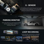 Car Dash Cam 4 Channel Black Box With GPS WIFI FHD 1080P Front Driving