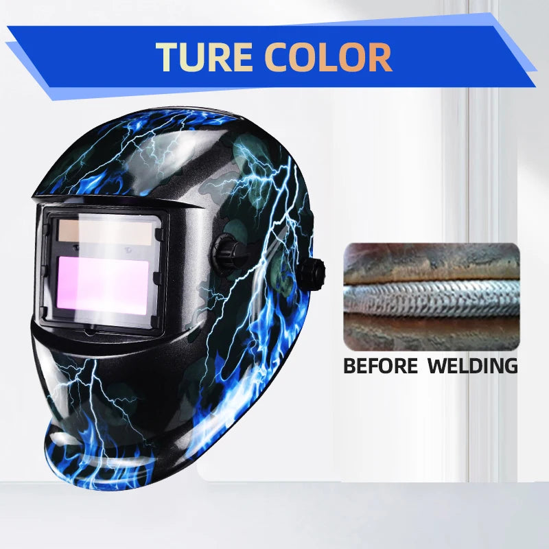 Solar Li Auto Darkening TIG MIG MMA Welding Helmets/True Color Welder Goggles/Mask Eyes Glasses/Goggles for Welding Machine