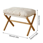 Velvet Footstool Velvet Footstool Ottoman Small Footrests Foot Stool Leg Rest High Padded Stool Seat For Bedroom Living Room