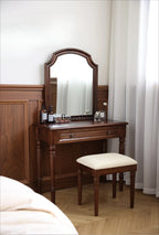 FG11North American black walnut dresser Nordic solid wood makeup table Modern simple log light luxury