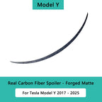 For Tesla Model 3/Y/S/Highland Spoiler Real Carbon Fiber Original High Performance Auto Trunk Tail Wing Car Exterior Accessories