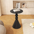 Realife Nordic Wrought Iron Edge Table Cream Style Living Room Circular Coffee Table Sofa White Edge Table Simple And Modern New