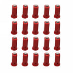 20PCS Double-fan Windproof Spray Nozzle High Pressure Anti-drift Atomization Sprinkler Head DIY for RC Plant Agriculture UAV