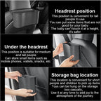 Car TPE Storage Box For TESLA MODEL 3/Y Car Seat Back Storage Box Multifunctional Car Cup Holder Trash Can Auto Accessories