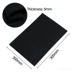HOMEFISH Fireproof Pad Black Welding Protective Blanket Insulation Pad High Temperature Working Pad Multiple Sizes Durable