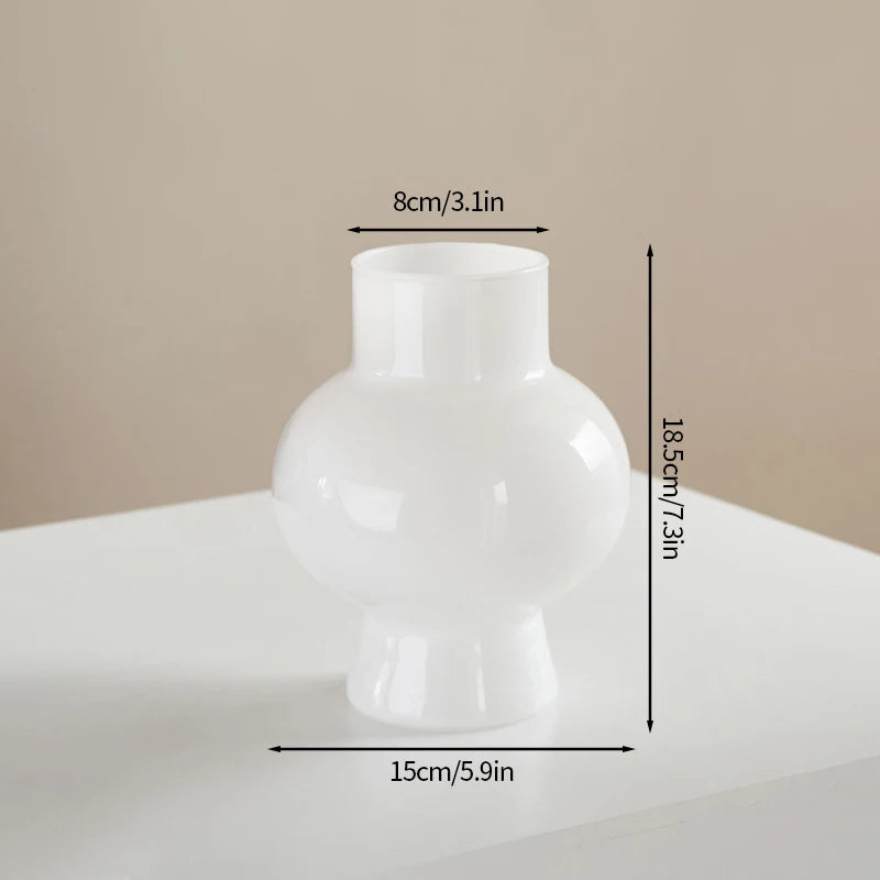 Retro Glass Vase Flower Vase Decoration Home Decoration Flower Bottle Vase for Flowers Wedding Table Decor Home Desktop Decor