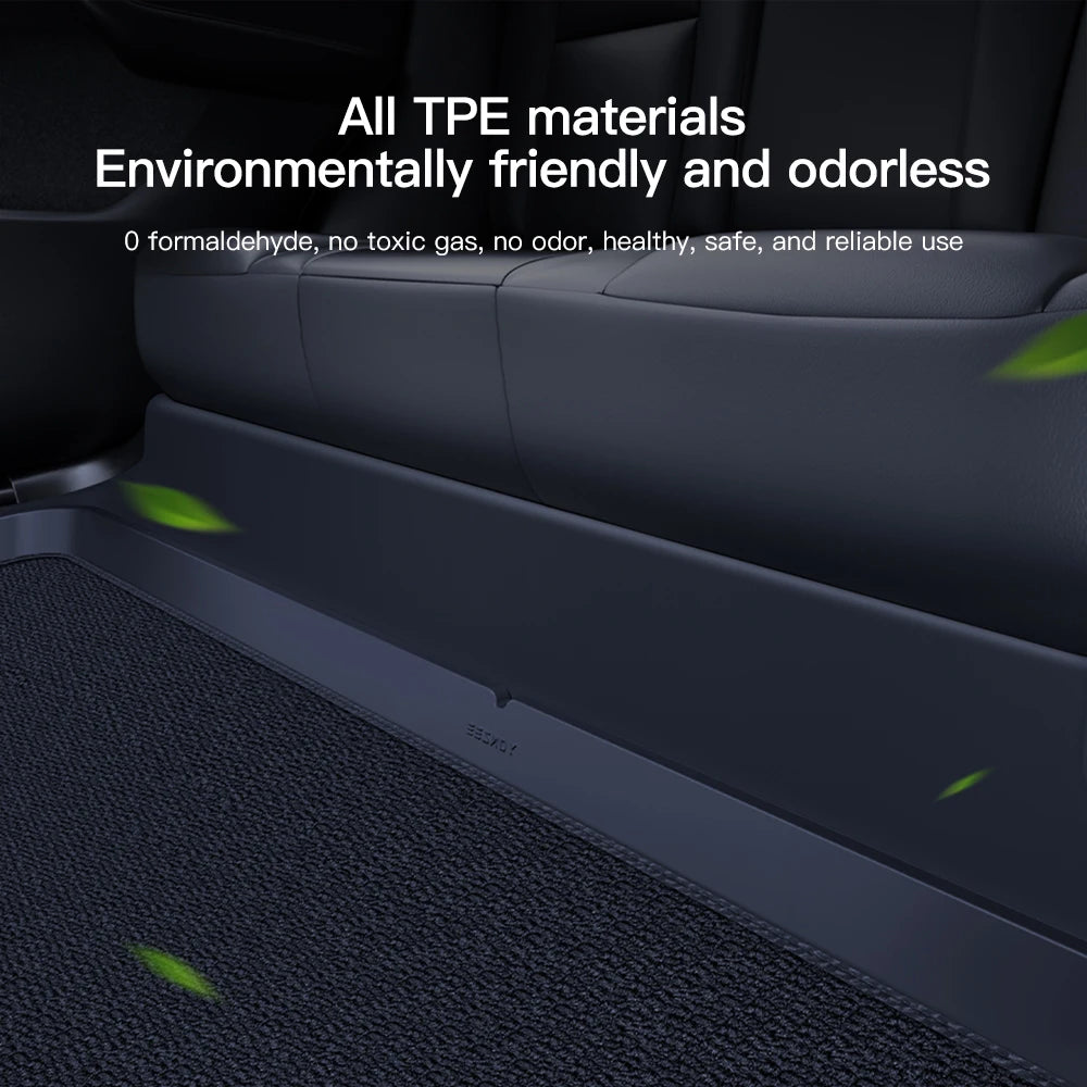 YZ For Tesla Model Y/3 Juniper 2021-2025 Rear Seat Lower Anti-kick Pad Protective Mat Electric Vehicle Protective Accessories