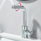 Dfrkjhre Bathroom Basin Faucet Matte Black Series for Sink Vessel Stainless Steel Hot and Cold Water Mixer Tap Crane
