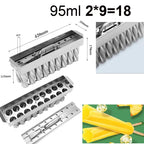 Brazil Molds Popsicle Molds With 304 Stainless Steel Mexico Paleta Ice Cream Popsicle Mould 28 Cavities