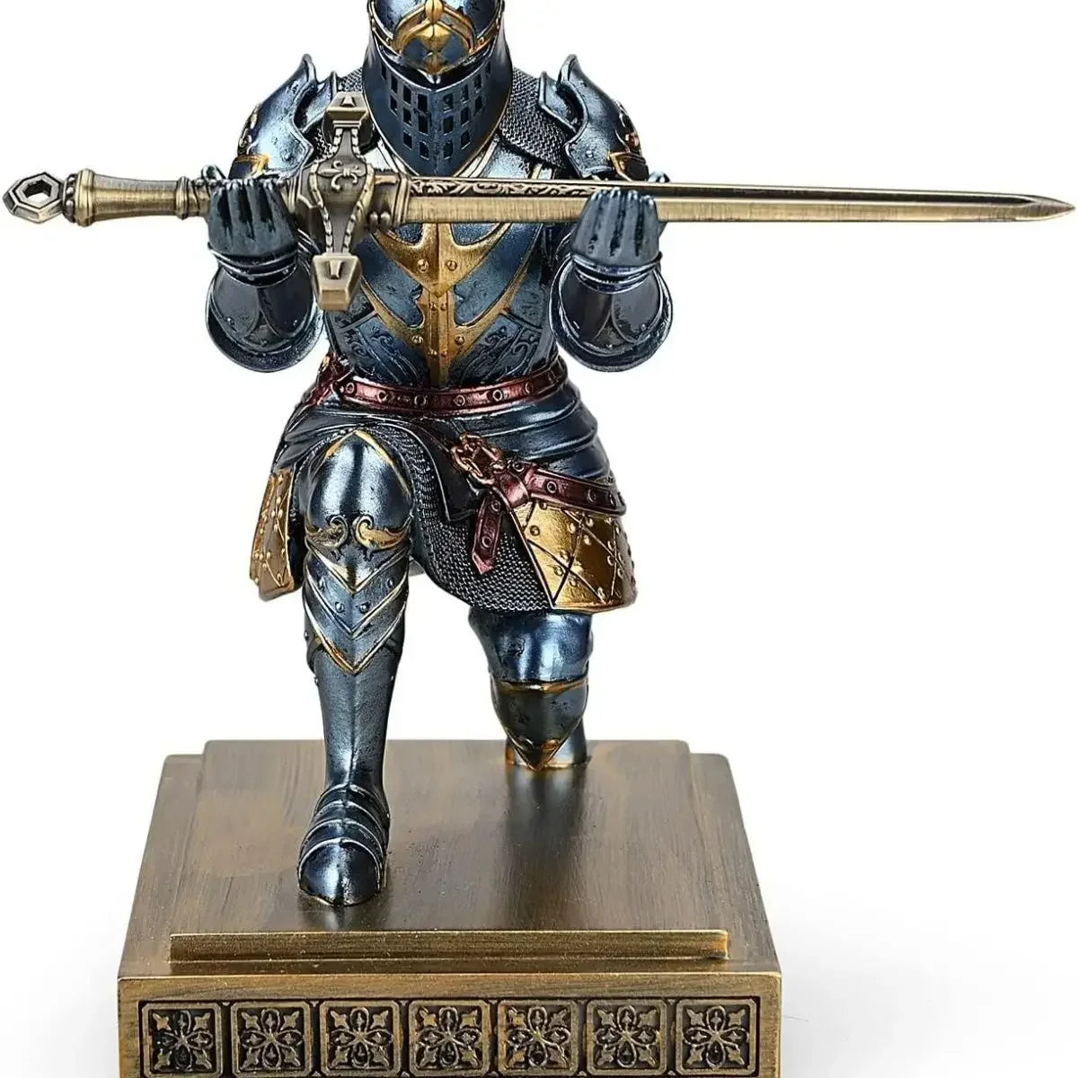 Pen holder, armor, creative pen holder, mobile phone watch ornament, genuine study, gift.