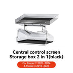 YZ Hidden Screen Storage Box For Tesla Model 3 Y Highland Juniper 2021-2025 Magnetic Magsafe Hidden Large Space Storage Box