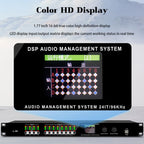 Paulkitson L-48 Professional Digital Audio Processor 4 IN 8 OUT 32-bit DSP Audio Speaker Management System Stage Performance