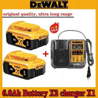 Original DEWALT battery，20V,，6AH， rechargeable lithium-ion battery， DCB115， DCB118,，Dewalt tool battery, dewalt ，DCB1104 charger