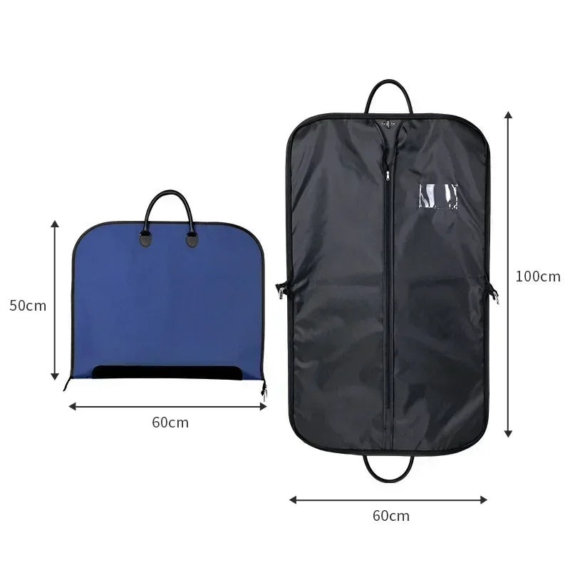 Premium Suit Cover Bag Waterproof Garment Bag with Handle Protective Cover for Clothes Suit Case Dustproof Clothes Organizer