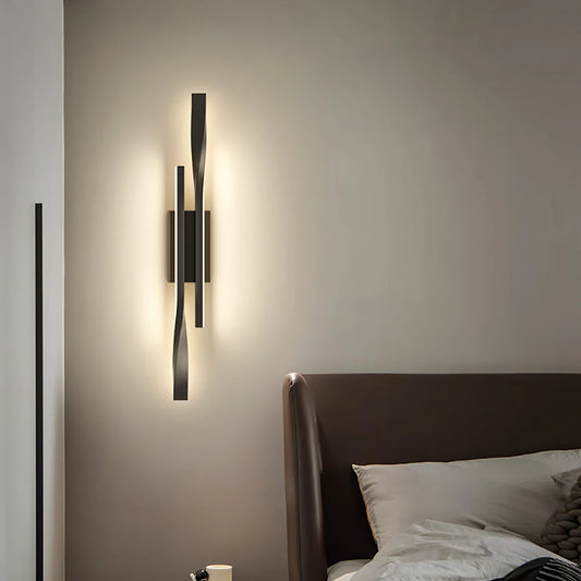 Luxury Long Strip Wall Lamp - Modern Nordic LED Bedside & TV Wall Light for Living Room & Bedroom | AlluCanFind