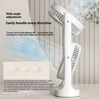 Quiet Desktop Twin Fan: 360°Flexible Rotation, Type C Charging, Multi
