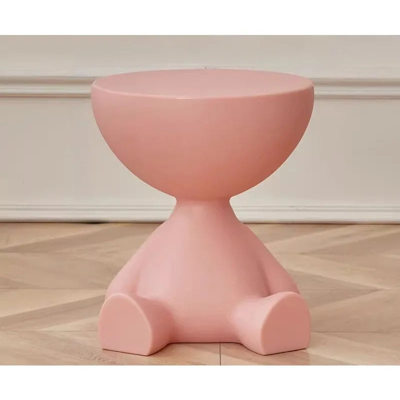 Creative sofa side table removable coffee table cream style simple household living room round table side table small table rack