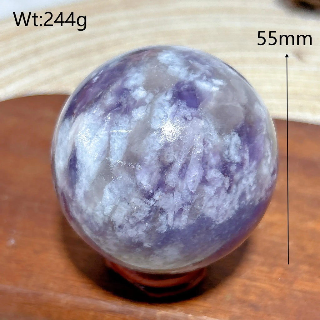 Healing Natural Crystals Unicorn Stone Pink Tourmaline Sphere Polished Gemstones Ball Home Decorations Room Decor Gift