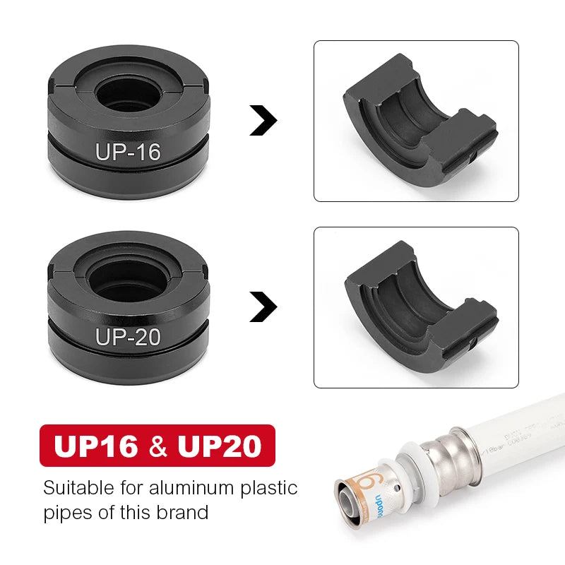 Hydraulic Pipe Crimping Jaw TH U Pipe  for Pex Fittings and V  M  VAU VUS  Pipe press moulds  for Cooper Cube