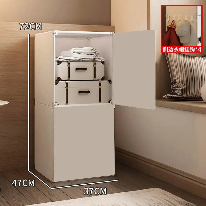 Storage Organizer Closet Partitions Cupboard Bedroom Clothes Wardrobe Shelf Foldable Living Room Guarda Roupa Salon Furniture