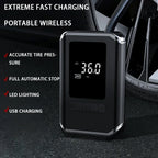 Car Mounted Inflation Pump Portable Mini Self-propelled Electric Tire Inflator Air Pump Handheld Wireless Charging