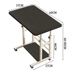 【Breeins】Height Adjustable Mobile Table Overbed Desk with Wheels