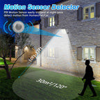 256 LED Solar Motion Sensor Security Lights - Waterproof Outdoor Flood Lights | AlluCanFind