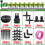 Garden Drip Irrigation Automatic Watering System Kit 1/4'' 13CM Sprinkler for Bonsai Pot Plant Flower Vegetable Greenhouse
