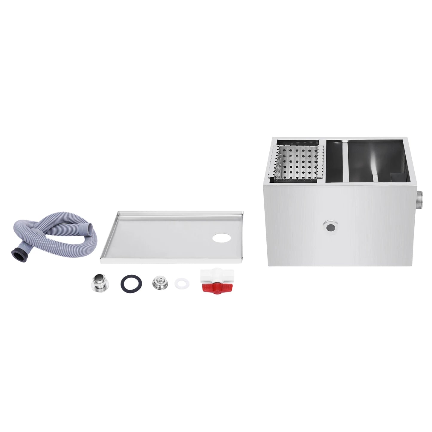 Grease Trap Interceptor Stainless Steel Waste Water Fat Separator Oil Separator for Kitchen