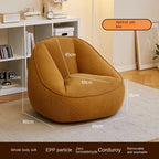 X&D Bean Bag Lazy Corduroy Comfortable Sofa Single Bed Tatami Bedroom Balcony Casual Lightweight Small Sofa Living Room 2024 New