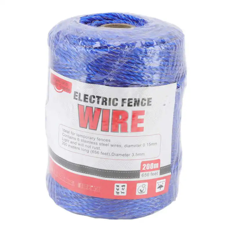 Electric Fence Polywire Fences Poly Wire High Electrical Conductivity for Protection