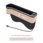 Hyundai N Line I30 Sonata Elantra i40 Kona Tucson IONIQ Santa-fe Venue i20ix25 Car Seat Gap Crevice Slot Storage Box Accessories