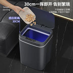 Automatic Paper Basket Touch Trash Bin for Kitchen Home Accessories Dustbin Bucket Intelligent Sensor Trash Can Smart Induction