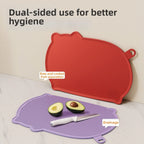Kitchen Tools Non-Slip Anti-Mildew Cutting Board Double-Sided Soft Chopping Board Hangable Thickened Fruit Cutting Board Kitchen