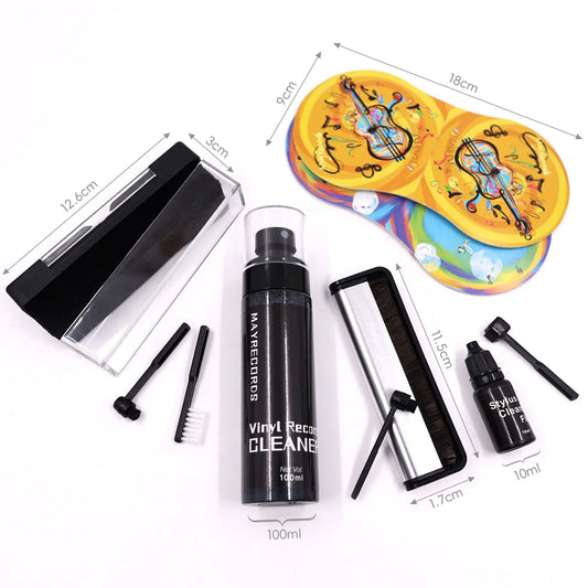 Hot Multi-Suit Anti-Static Record Cleaning Kit Dust Remover CD/LP Vinyl Phonograph Turntable Player Records Cleaning Accessories