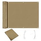 Balcony Privacy Screen Cover Fence Patio Waterproof Shade Cloth 70% UV Protection Shield Deck Shade Sail Garden Porch Pool Decor