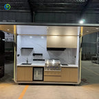 Customized High End Aluminium Alloy Outdoor Kitchen Cabinet with Sink for Garden BBQ and Mall Use