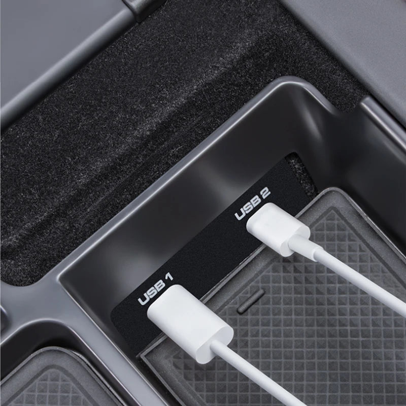 For Porsche Cayenne 2018 2019 2020 2021 2022 2023 2024 Car Center Console Storage Box Tray Armrest Organizer Case Accessories