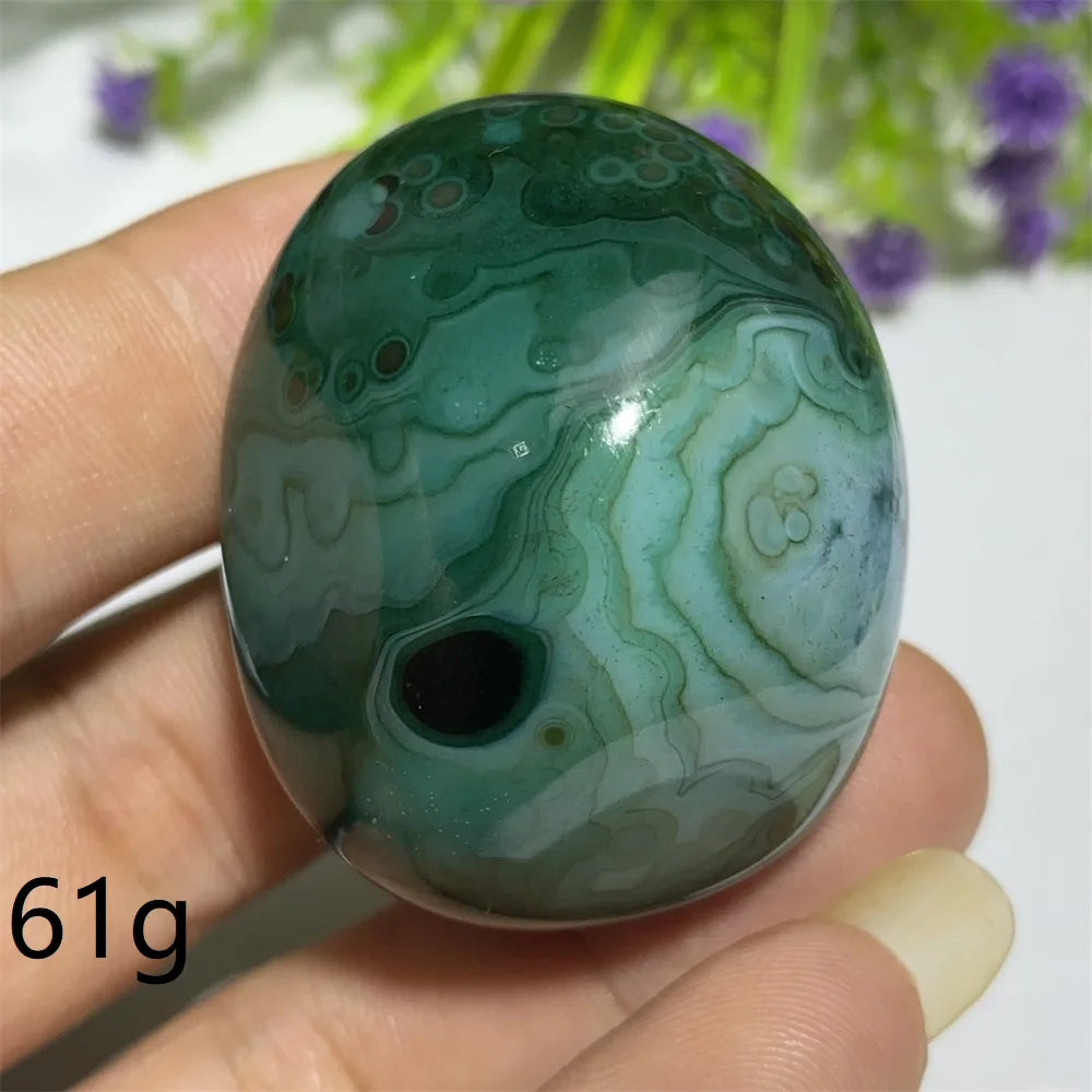 Green Agate Natural Irregular Playthings Small  Stone Healing Crystals Quartz Mineral Craft Decor Accessories Gift